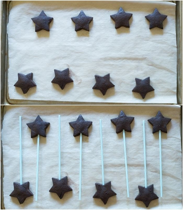 how to make Fairy Godmother Wand Cookies-on-a-Stick