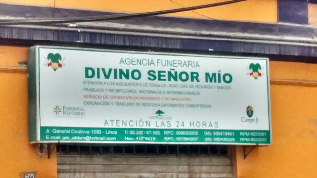 Opiniones de Divino Señor Mío en Lince - Funeraria