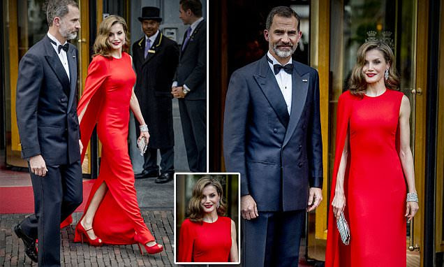 Rainha Letizia assiste ao aniversário do Rei Willem-Alexander