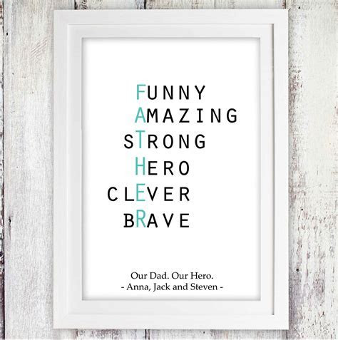 Father Acrostic Poem Poster (799 043) gifts .ie Father Acrostic Poem Poster (799 043) gifts .ie