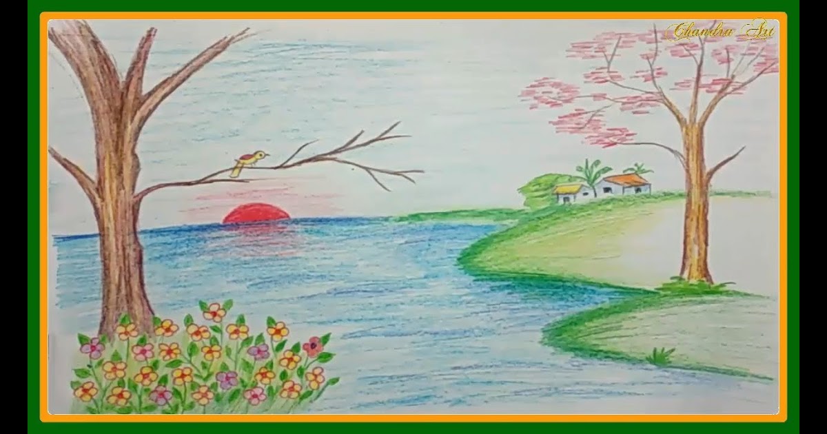 Colour Beautiful Easy Nature Drawings - alittlemisslawyer