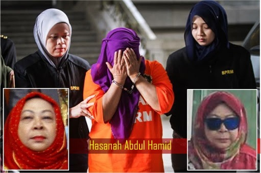 Hasanah Abdul Hamid â MEIO Spy Director General - Covered Face Being Charged