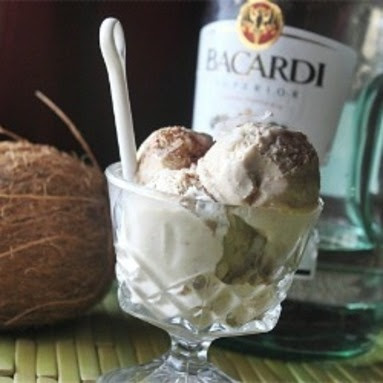 Coquito Ice Cream - A version from the yummy Puertorican drink.