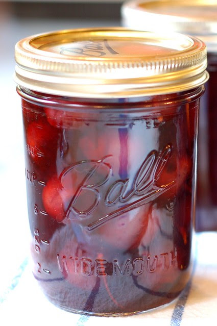 Homemade maraschino cherries by Eve Fox, Garden of Eating blog, copyright 2011