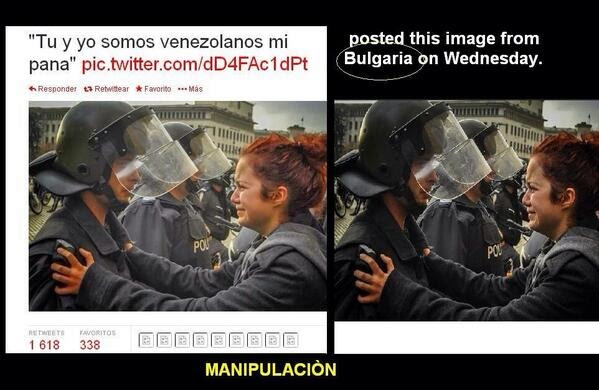Fake Venezuela Protest Photo 2