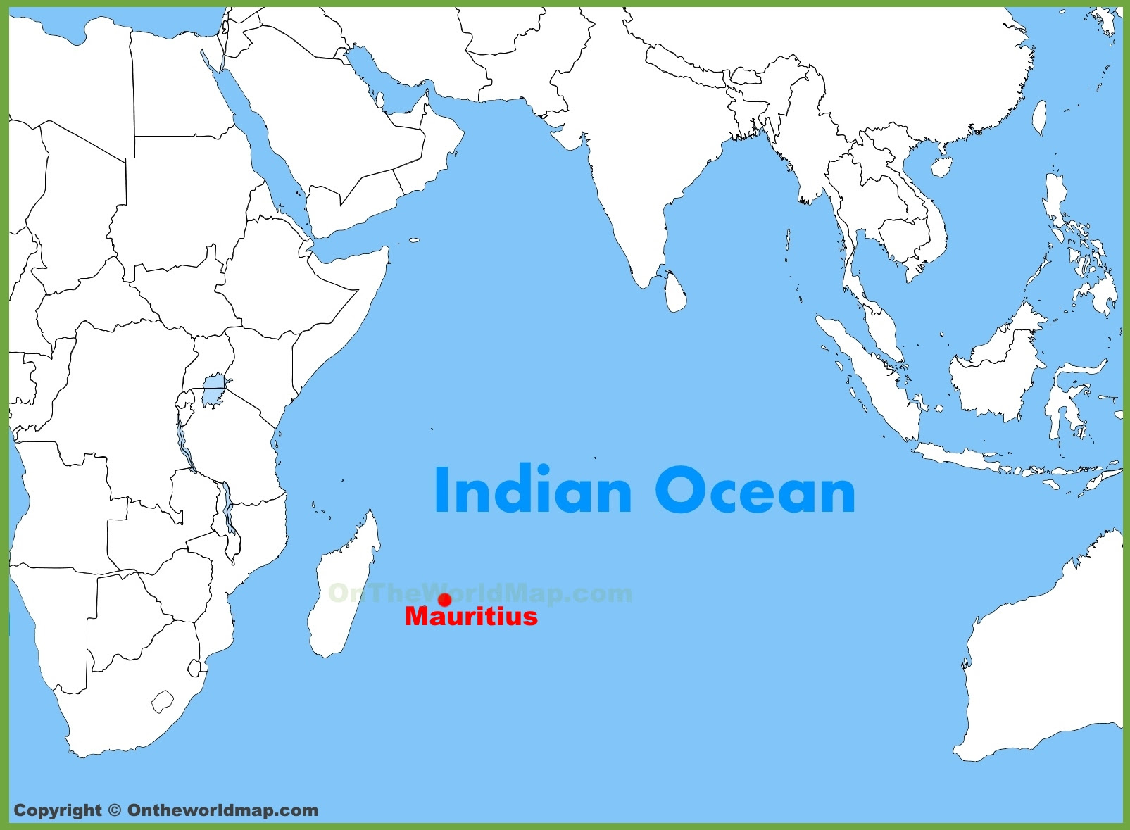 Where Is Mauritius Located On The World Map CYNDIIMENNA