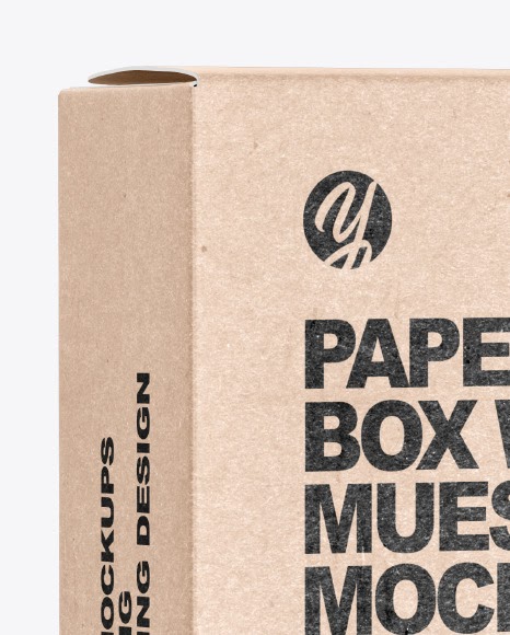 Download Paper Box With Muesli Mockup Free Stationery Branding Mockup To Showcase Your Packaging Design In A Photorealistic Look This Free Branding Mockup Template Specially Designed PSD Mockup Templates