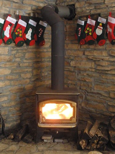 Fire in the Wood Stove