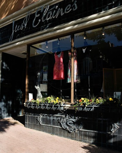 Orillia Downtown - Just Elaine's excellent clothing shop.