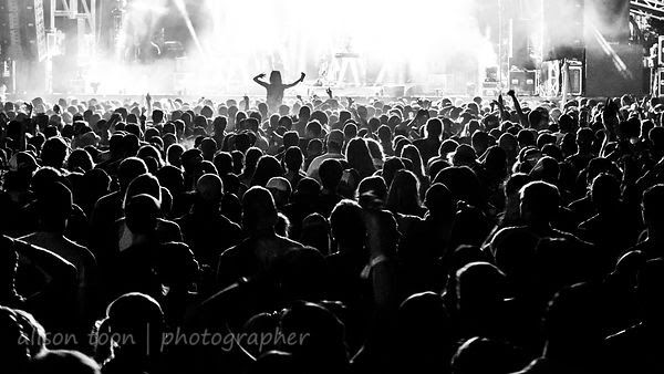 Audience at night