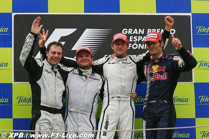 Podium GP España 2009
