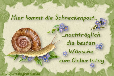 Glückwünsche Zum Geburtstag Zu Spät, Beliebte... kurze