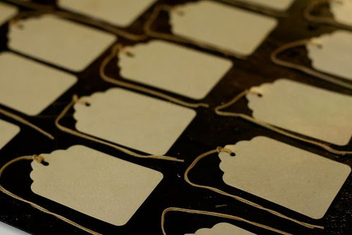 Coffee stained tags