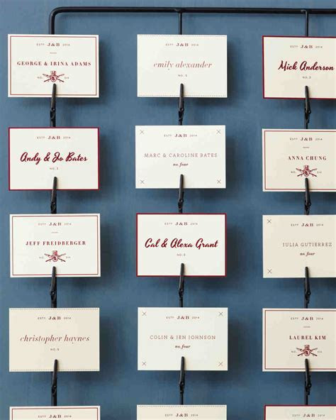Good Things: Seating Displays and Table Numbers Martha Good Things: Seating Displays and Table Numbers Martha