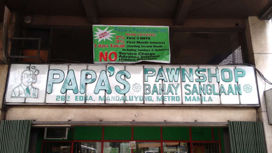 Papas Pawnshop Inc