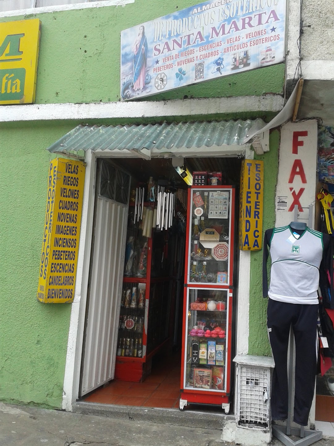 Almacén de productos esotéricos Santa Marta