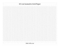 05 cm isometric grid paper landscape a graph paper