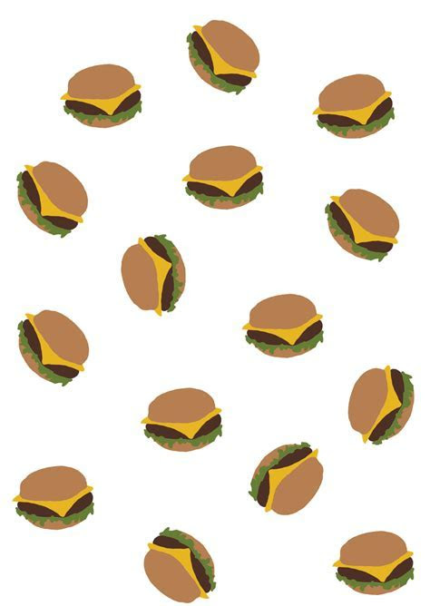 Hungry Zipper (Transparent Burger Pattern ) Hungry Zipper (Transparent Burger Pattern )