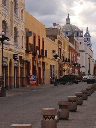 Puebla streetscape