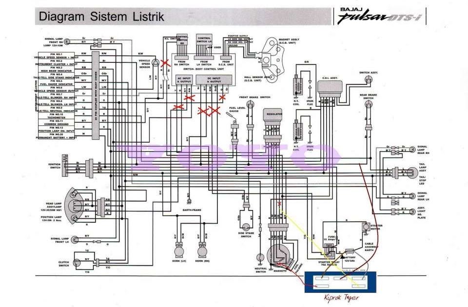 bajaj discover 100cc electrical wiring price
