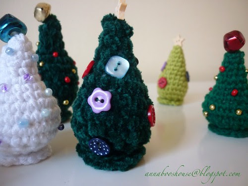Crochet Christmas trees