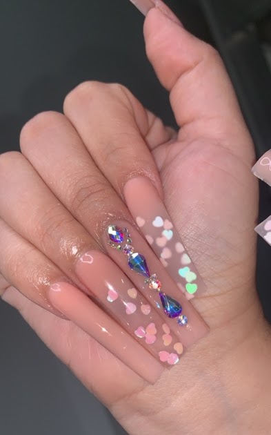 Acrylic Nails With Initials D Nail And Manicure Trends