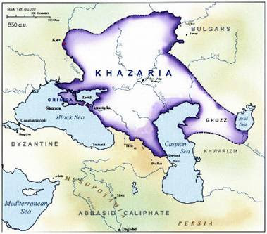 Khazaria map