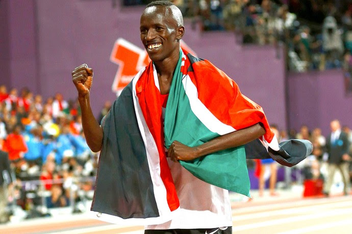 Ezekiel Kemboi, campeão dos 300m (Foto: Agência Reuters) Ezekiel Kemboi, campeão dos 300m (Foto: Agência Reuters)