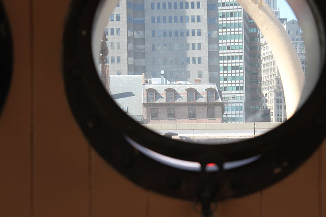 View from the Porthole: South Street Seaport