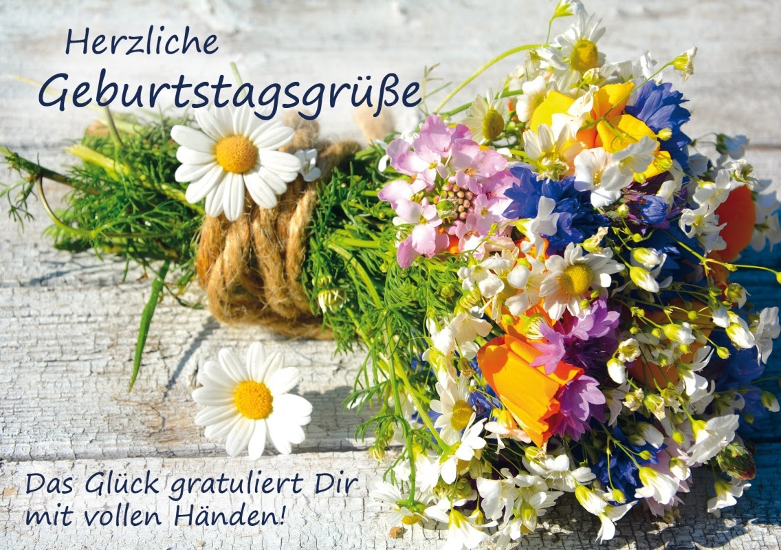 Geburtstagsgrusse Mit Blumen Kostenlos