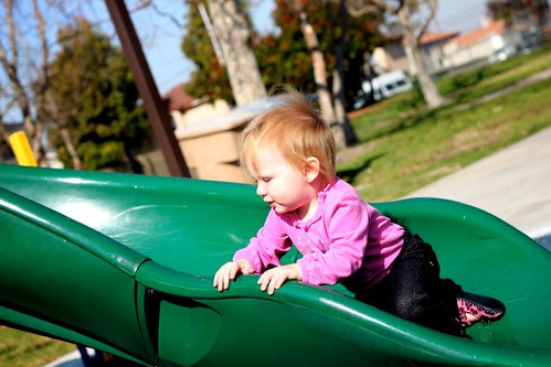 Mama & P at the park Jan 2012 14