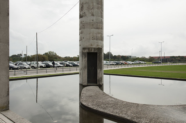 Campus da Universidade de Aveiro, depósito de água. Álvaro Siza