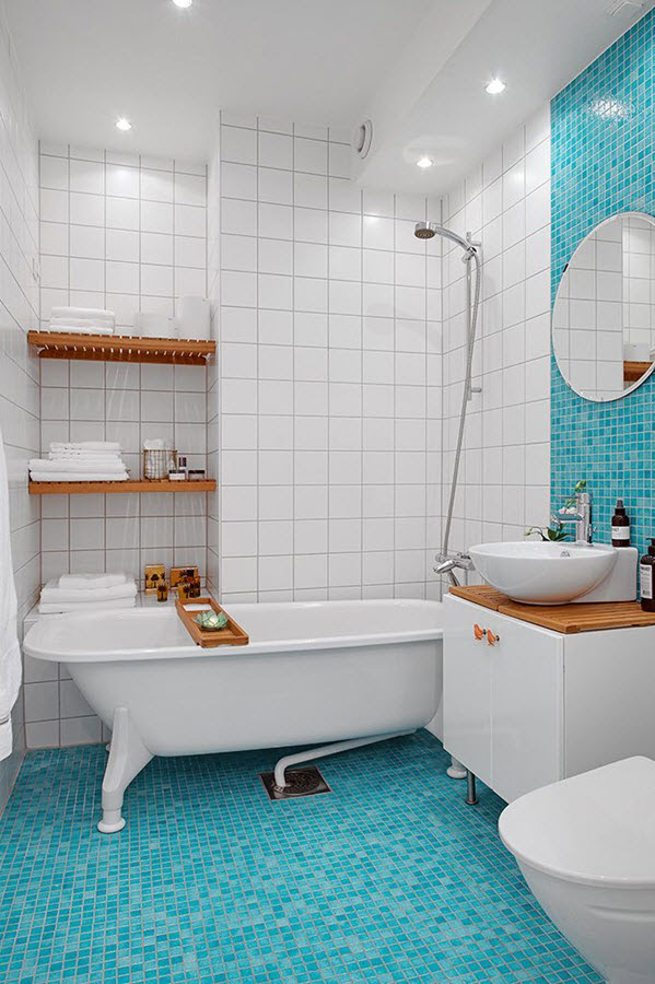 41 aqua blue bathroom tile ideas and pictures