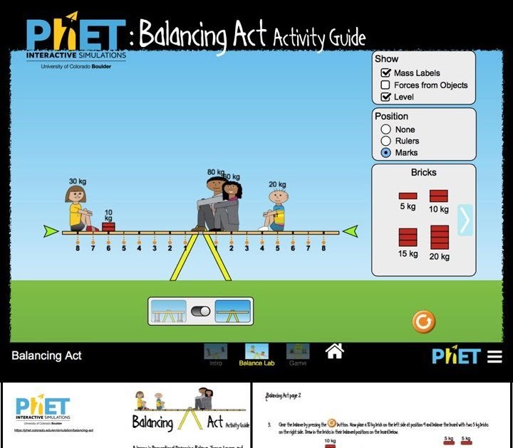 Answer Key Balancing Act Phet Lab Worksheet Answers - worksheet