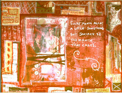 Altered Calendar - January (top)
