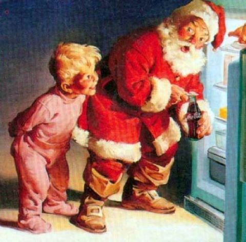 child santa refrigerator