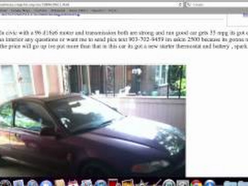 Craigslist Tyler Used Cars For Sale By Owner - Local ...