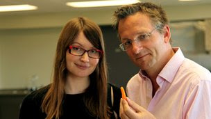 Dr Krista Varady with Michael Mosley