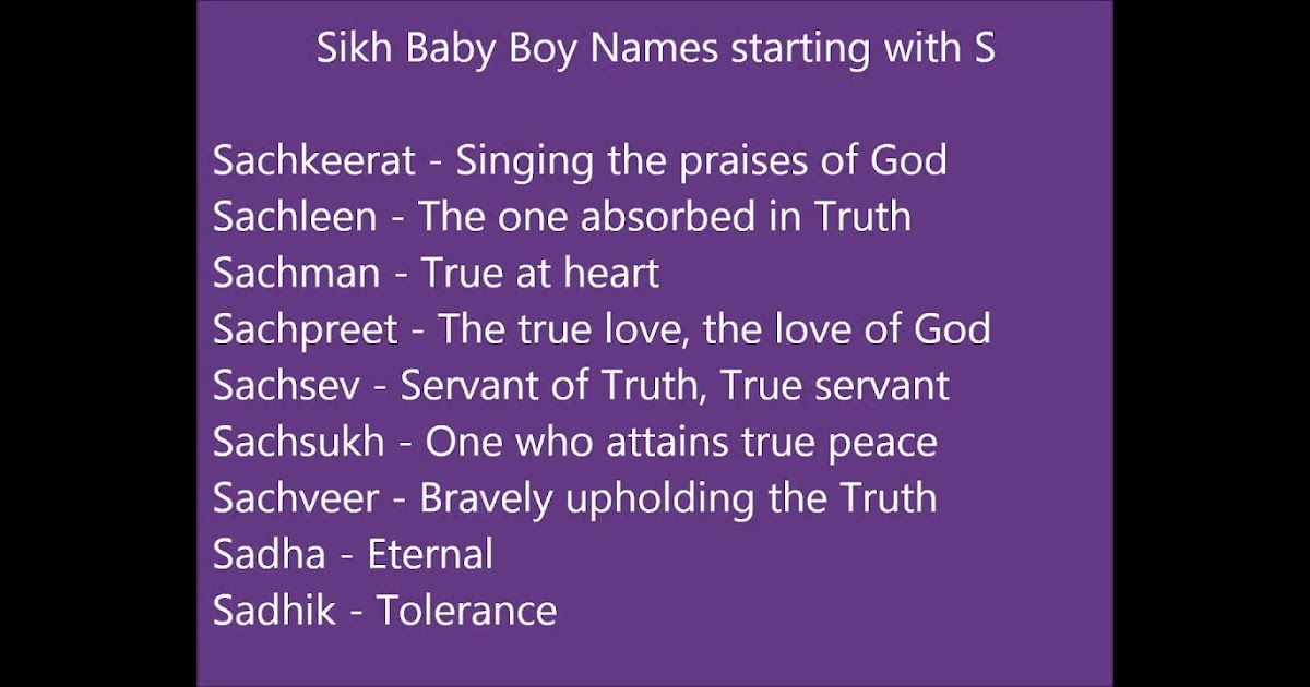 Names sikh girl Sikh/Punjabi Baby