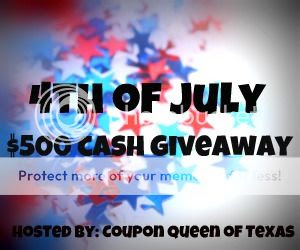4th of July $500 CASH Giveaway!