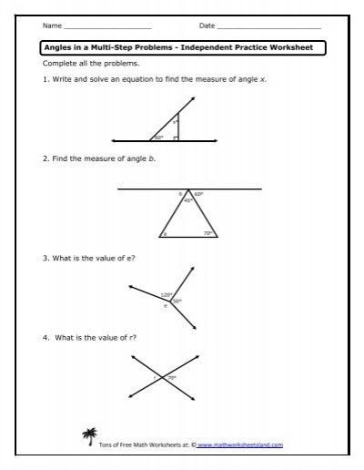 Transformations Multiple Choice Worksheet