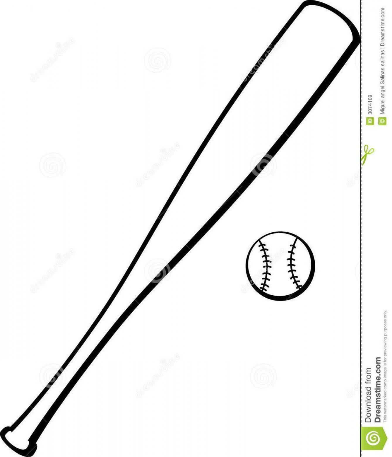 Featured image of post Softball Bat Drawing Easy Baseball grunge equipment or print illustration sport