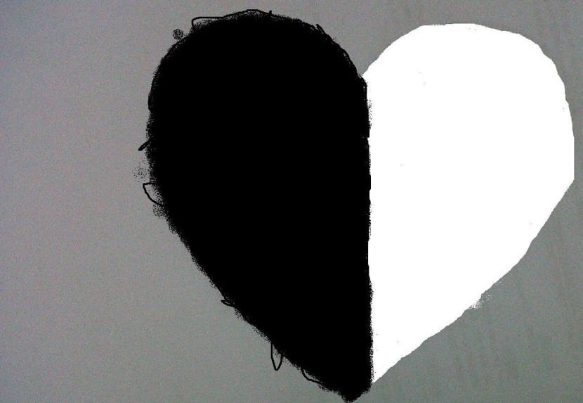 corazón con distorsión cognitiva
