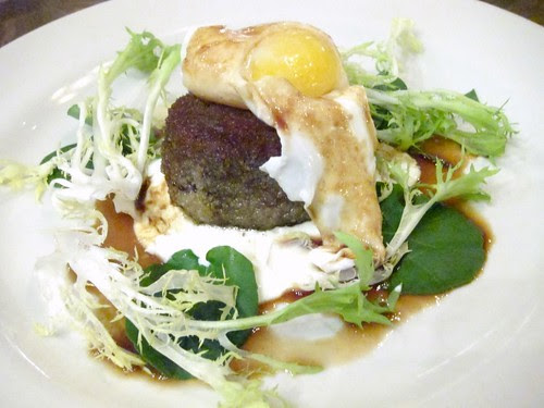 Oxtail Galette, Poached Egg