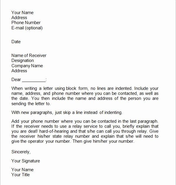 Formal Letter Writing Pdf Free Download - Darrin Kenney's Templates