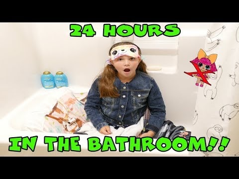 24 Hours In The Bathroom 24 Hours With No Lol Dolls