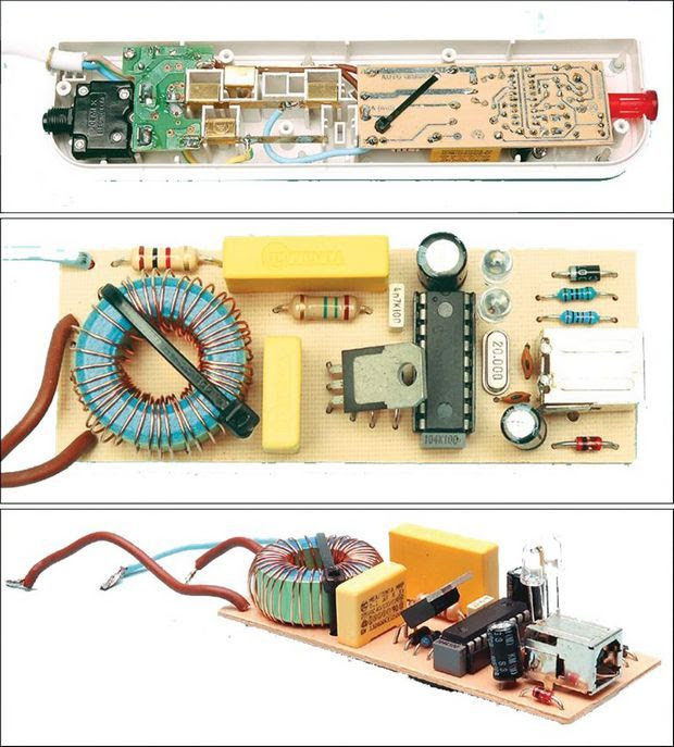 điều khiển từ xa-dimer PIC16F628-mạch-board-to-auto-đèn-mờ