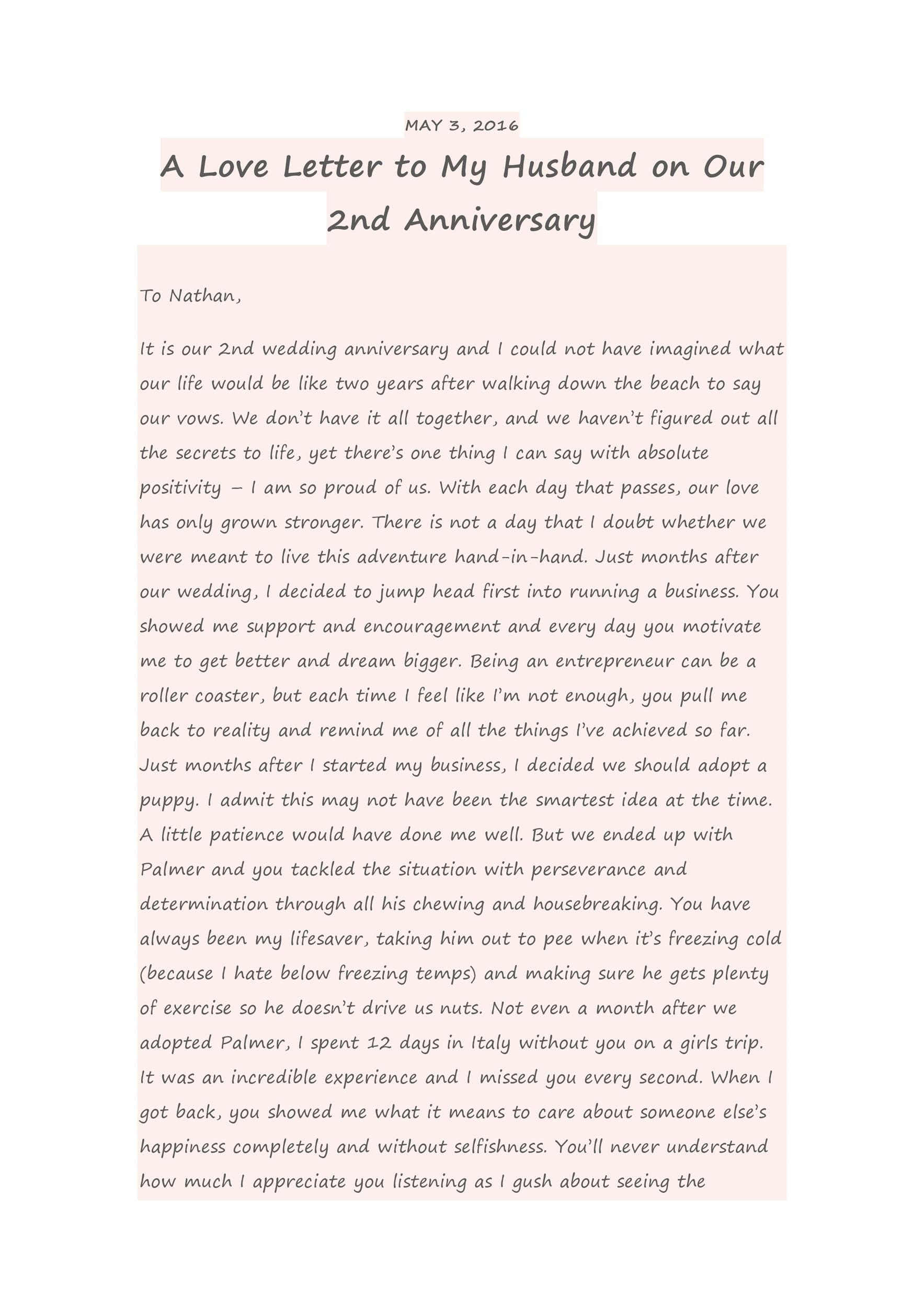 Anniversary Letter To Husband from lh4.googleusercontent.com