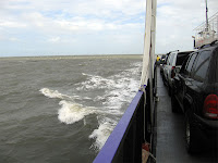 a view from the Cedar Island Ferry
