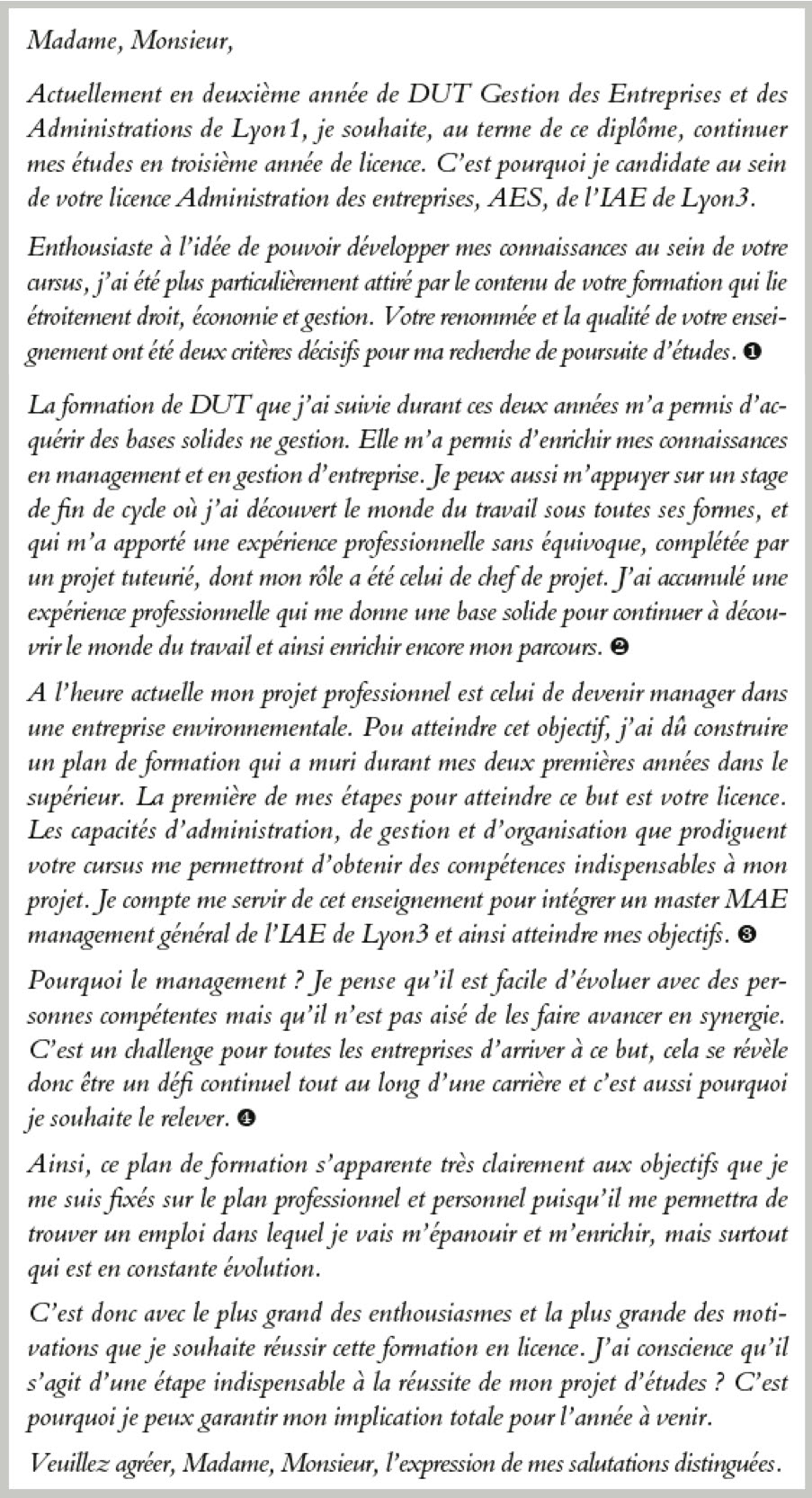 Lettre De Motivation Stage Licence Psychologie / Lettre De Motivation
